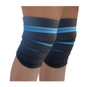 Hot Sale Brace Elastic Knee Support Bandage Neoprene Weight Lifting Knee Wraps