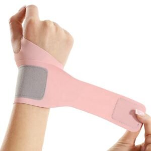 Workout Fitness Weight Lifting Custom Logo Neoprene Wrist Support Wraps Cotton Weightlifting Powerlifting Gym Wrist Wraps